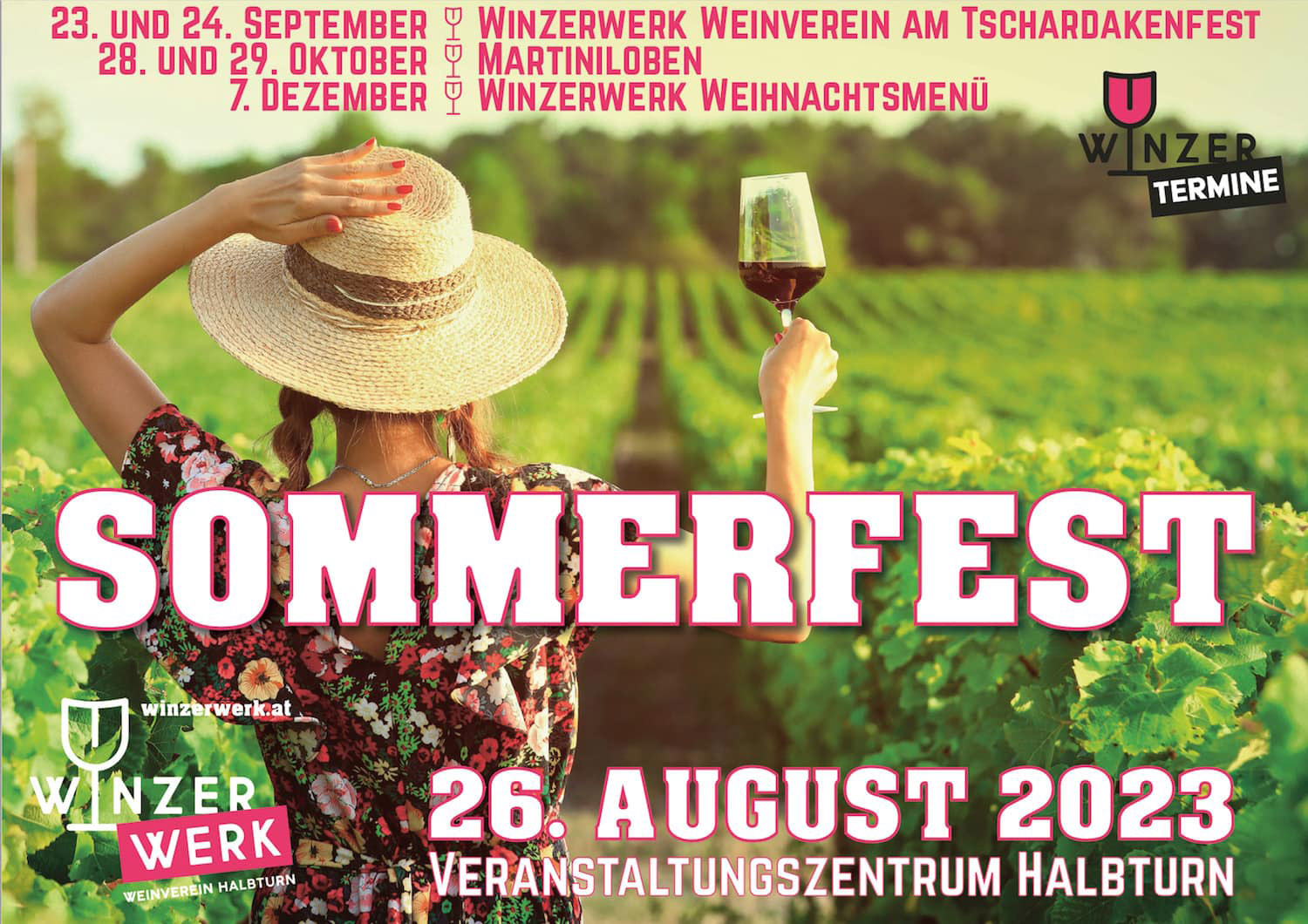 Plakat Winzerwerk Sommerfest 2023