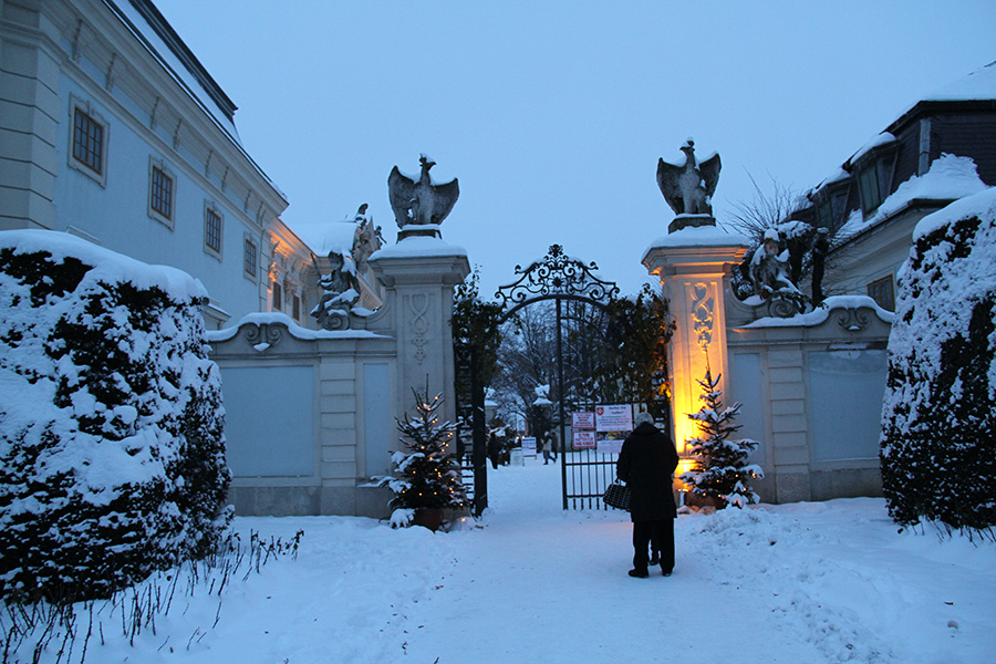 Winter im Schlosspark Halbturn