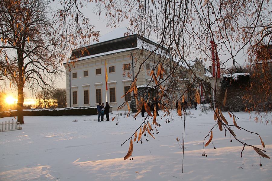 Schloss Halbturn im Winter